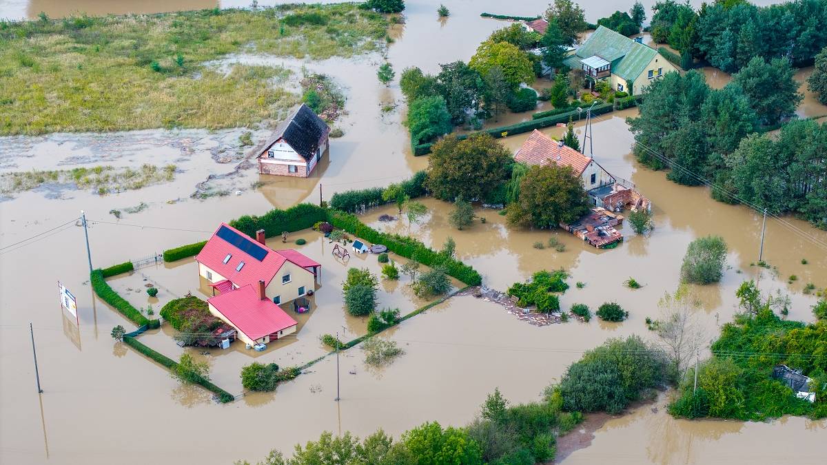 Całe miejscowości pod wodą. Fot. TwojaPogoda.pl