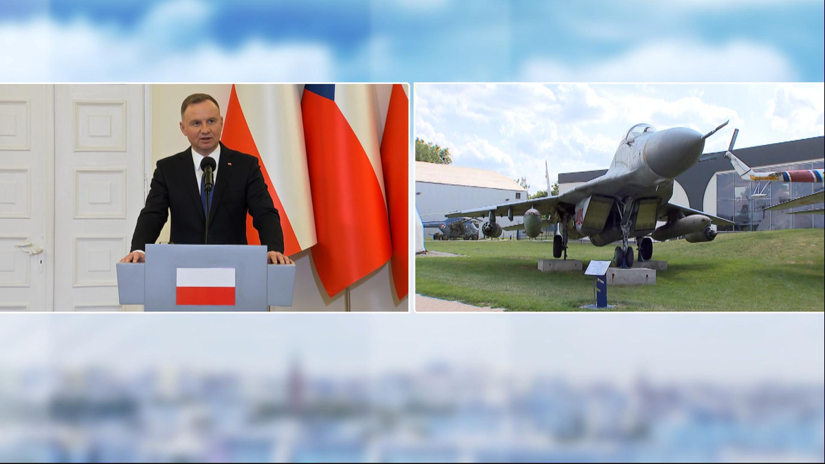 Andrzej Duda: Przekażemy cztery samoloty MIG-29 dla Ukrainy w najbliższych dniach