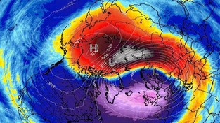 14.02.2023 05:58 Bardzo złe wieści. Wir polarny właśnie się rozpada. Wrócą śnieżyce i siarczyste mrozy?