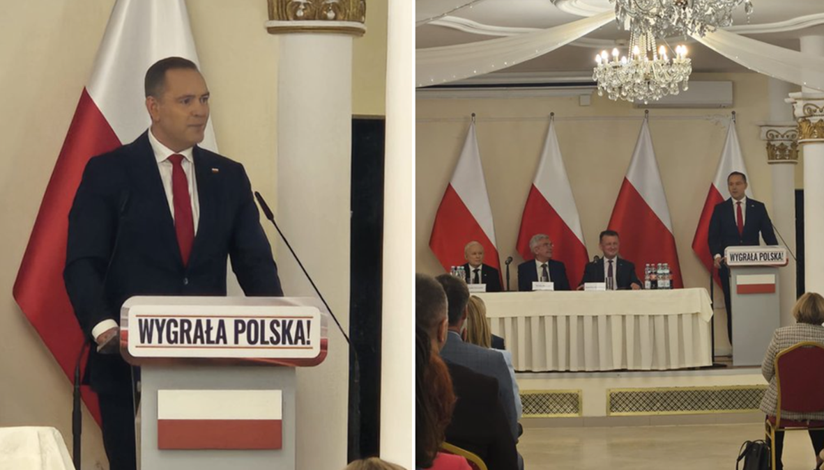 "Wino, śpiewy, wiwaty". Kulisy spotkania polityków PiS z Karolem Nawrockim