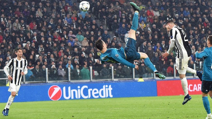 Liga Mistrzów: Kosmiczna przewrotka Ronaldo! Juventus rozbity w Turynie