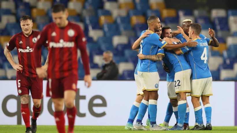 Włoskie media o meczu SSC Napoli - Legia Warszawa: Gospodarze rozbili mistrza Polski, ale łatwo nie było