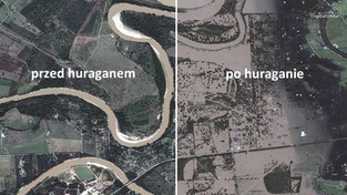 01.09.2017 09:25 Powódź tysiąclecia w Teksasie. Zobacz zdjęcia przed i po huraganie