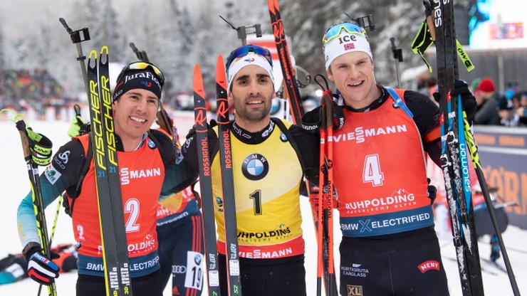 PŚ w biathlonie: Kolejna wygrana Fourcade'a