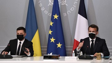 Macron, Merkel i Zełenski wzywają Rosję do wycofania wojsk z ukraińskiej granicy