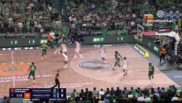 Panathinaikos AKTOR Ateny - Anadolu Efes Stambuł. Skrót meczu