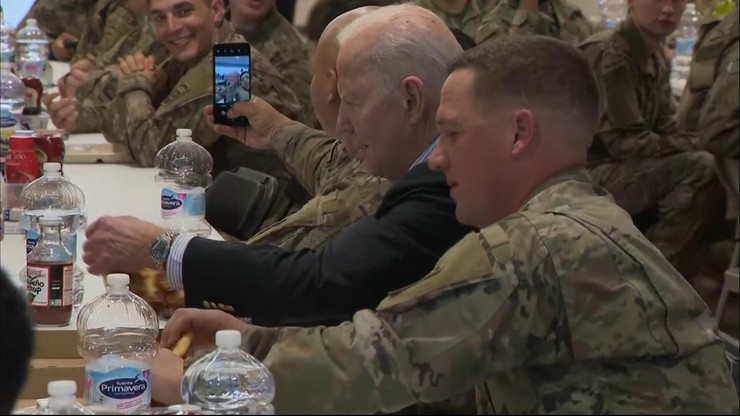 Wojna w Ukrainie. Prezydent USA Joe Biden wylądował na lotnisku Rzeszów-Jesionka