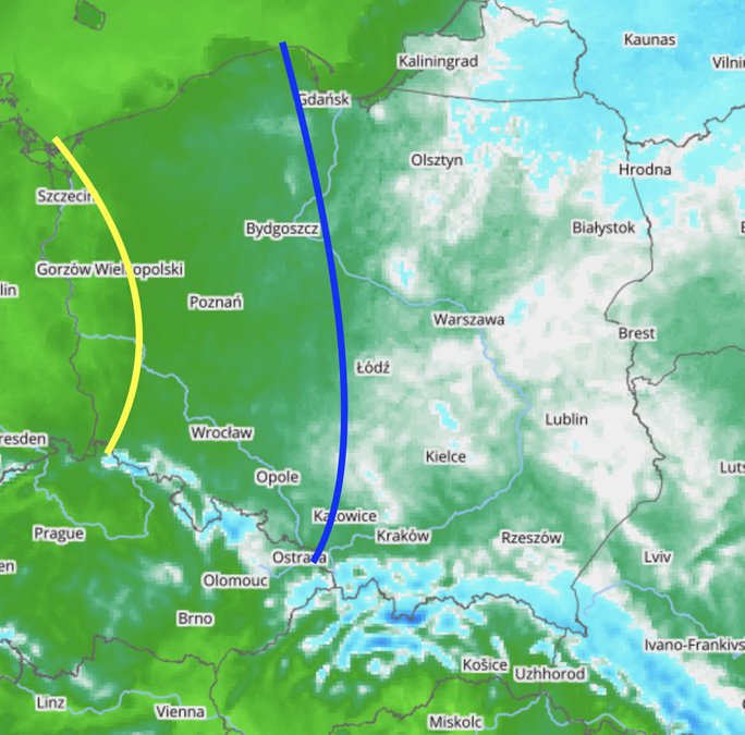 fot za: mapy.meteo.pl (UM, 4 km), opracowanie własne