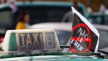 "Uber do domu". Protest portugalskich taksówkarzy