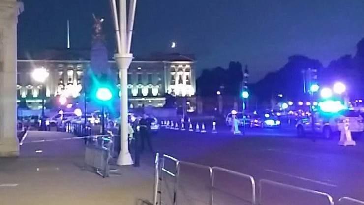 Mężczyzna z nożem zaatakował policjantów w pobliżu Pałacu Buckingham