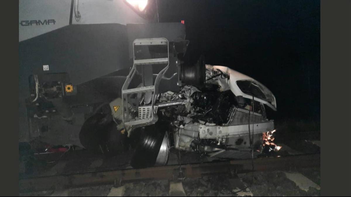 Karwica Mazurska. The car drove into the train. Five people died