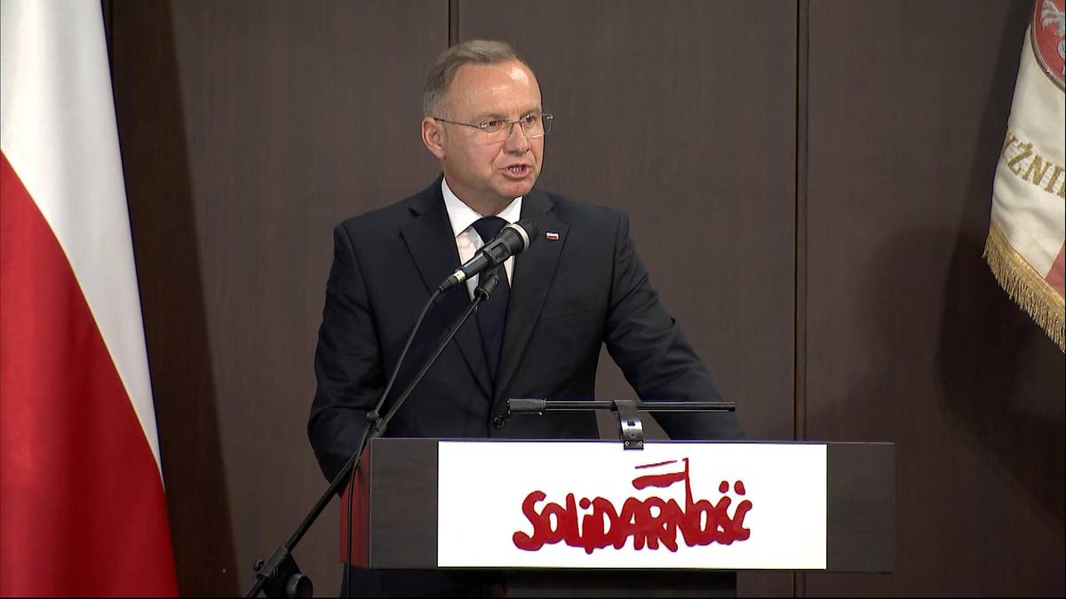 Andrzej Duda w rocznicę porozumień sierpniowych: Trzymajcie pieczę nad Rzeczpospolitą