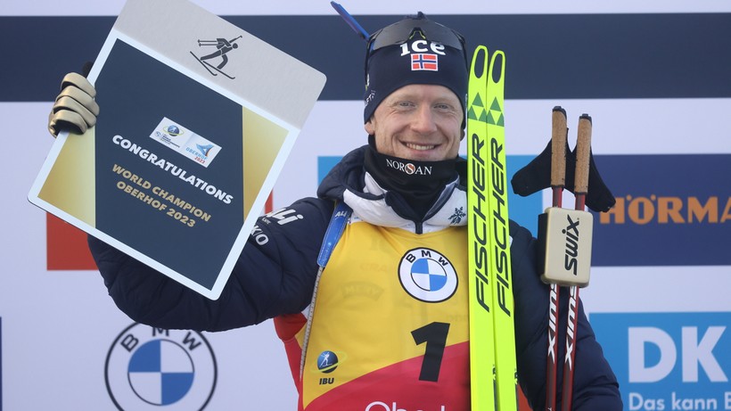 MŚ w biathlonie: 15. złoty medal w karierze Johannesa Thingnesa Boe