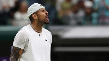 Wimbledon: Pasjonujący mecz Kyrgios - Tsitsipas. Nie zabrakło kontrowersji