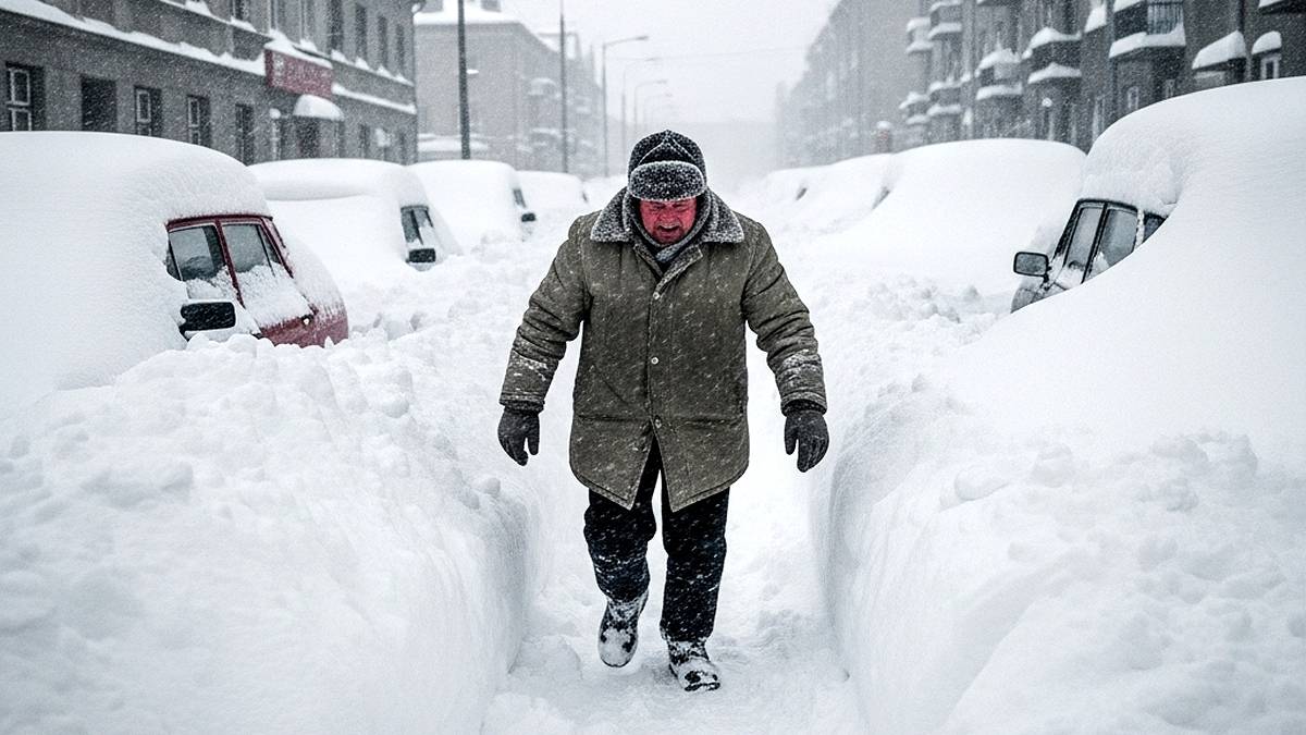 To największa śnieżyca w Polsce w dziejach pomiarów. Pół metra śniegu w jeden dzień