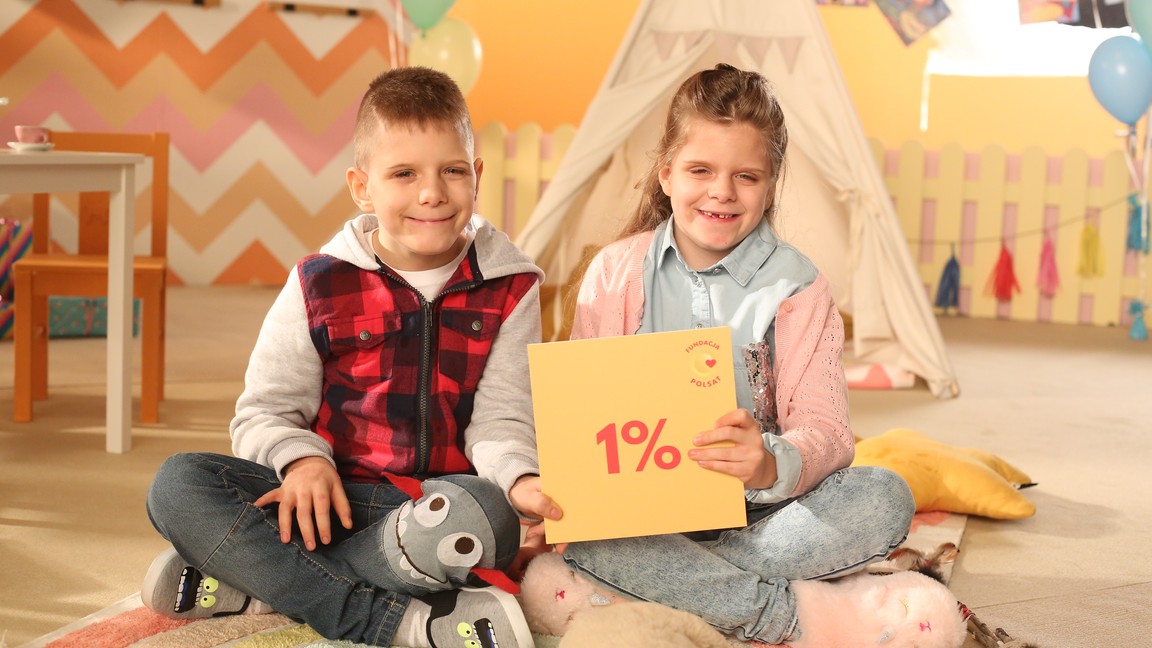 Nowa kampania 1% podatku dla dzieci – podopiecznych Fundacji Polsat.