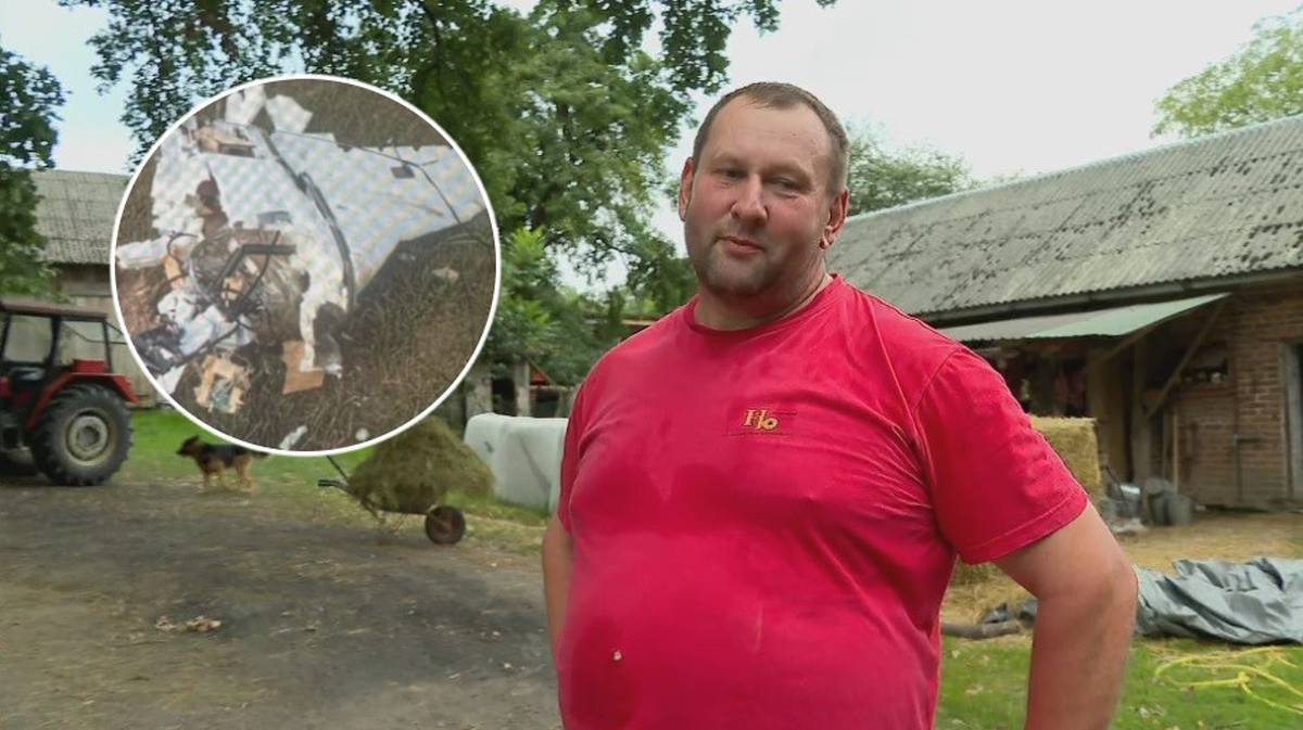 Dron na polu w miejscowości Majdan-Sielec. Relacja właściciela pola