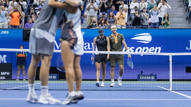 Iga Świątek i Casper Ruud