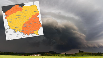 Z prędkością dobiegającą 100 km/h gnać będzie wiatr podczas burz, które w sobotę przejdą nad Polską. Poza wy
