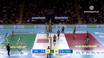 Cucine Lube Civitanova - Trentino Volley 3:2. Skrót meczu