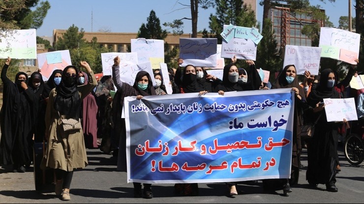 Demonstracja kobiet w Afganistanie. "Chcemy, by świat nas usłyszał"