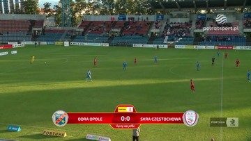 Odra Opole - Skra Częstochowa 1:0. Skrót meczu