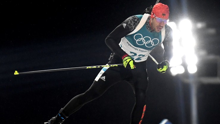 Pjongczang 2018: Peiffer najlepszy w biathlonowym sprincie, Polacy daleko