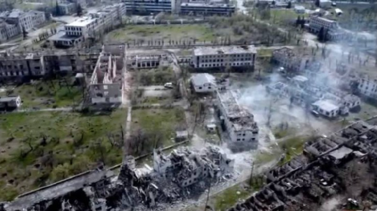 Wojna Rosja-Ukraina. Władze obwodu ługańskiego: miasto Rubiżne podzieliło los Mariupola