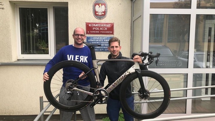 Rower wart 54 tys. zł skradziony w Holandii odnalazł się pod Poznaniem
