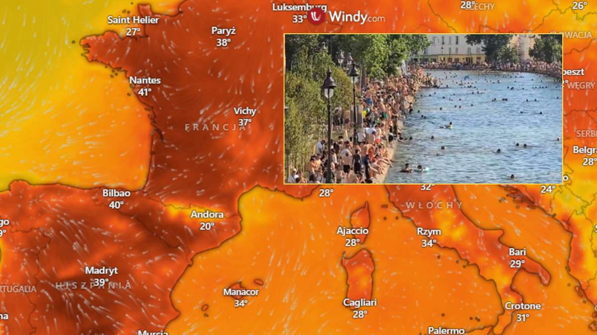 Fala upałów w Europie: 20 ofiar we Francji, alerty w 12 włoskich miastach