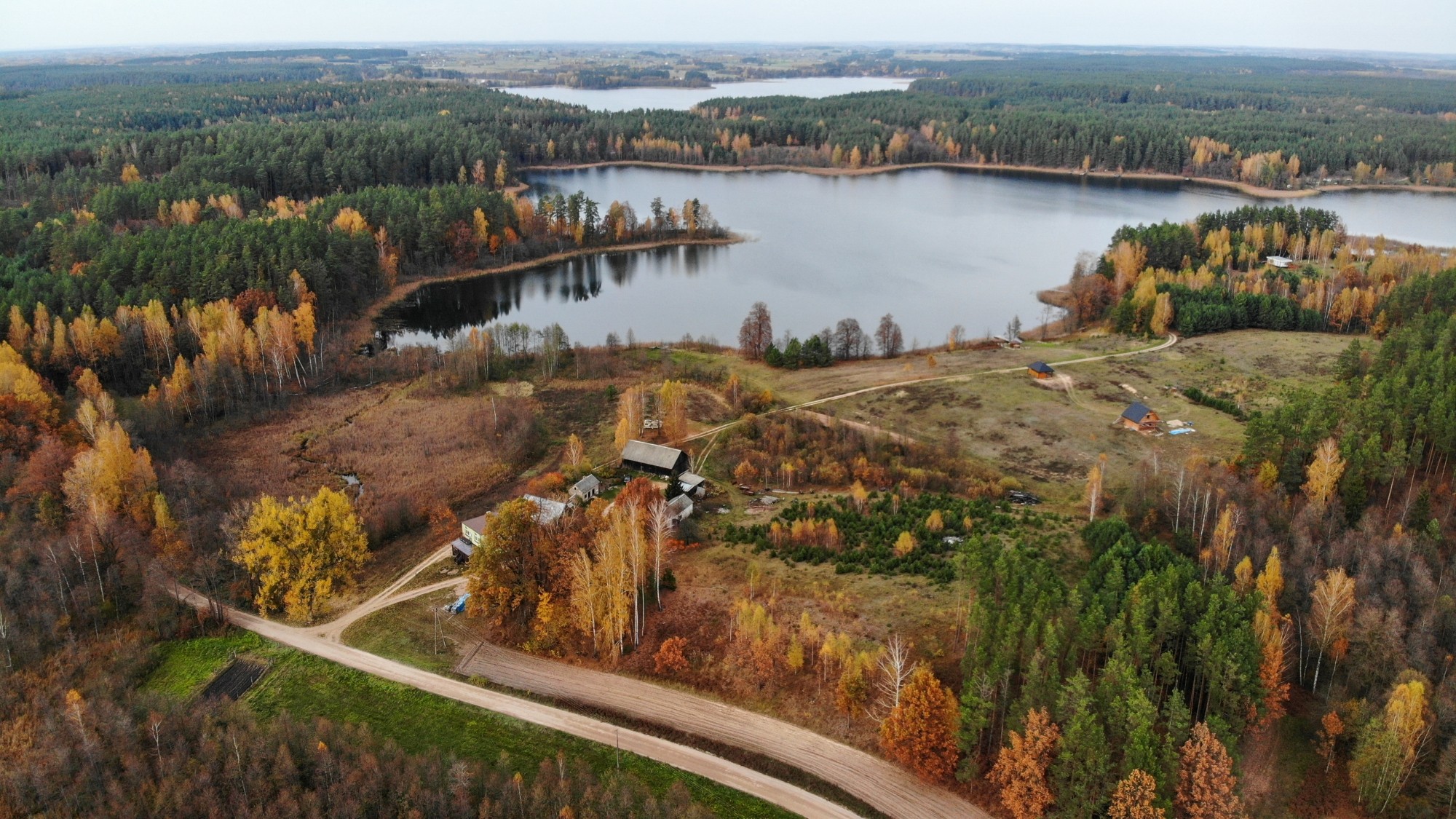 Jesień na nizinach z lotu ptaka - zdjęcie 26
