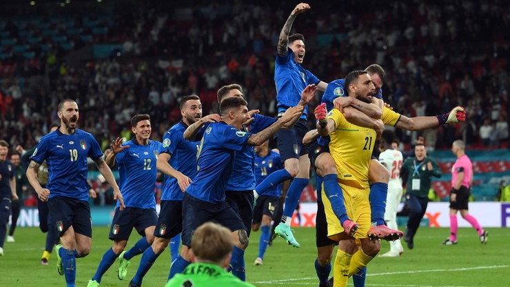Finał Euro 2020. Włosi pokonali Anglików w rzutach karnych