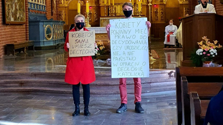 Scheuring-Wielgus protestowała w kościele. Może stracić immunitet