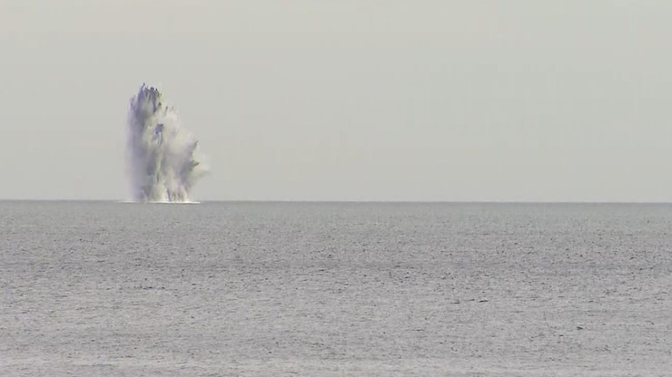 Pomorskie. Neutralizacja niewybuchu w Zatoce Gdańskiej. Alert RCB: Zakaz wchodzenia do wody