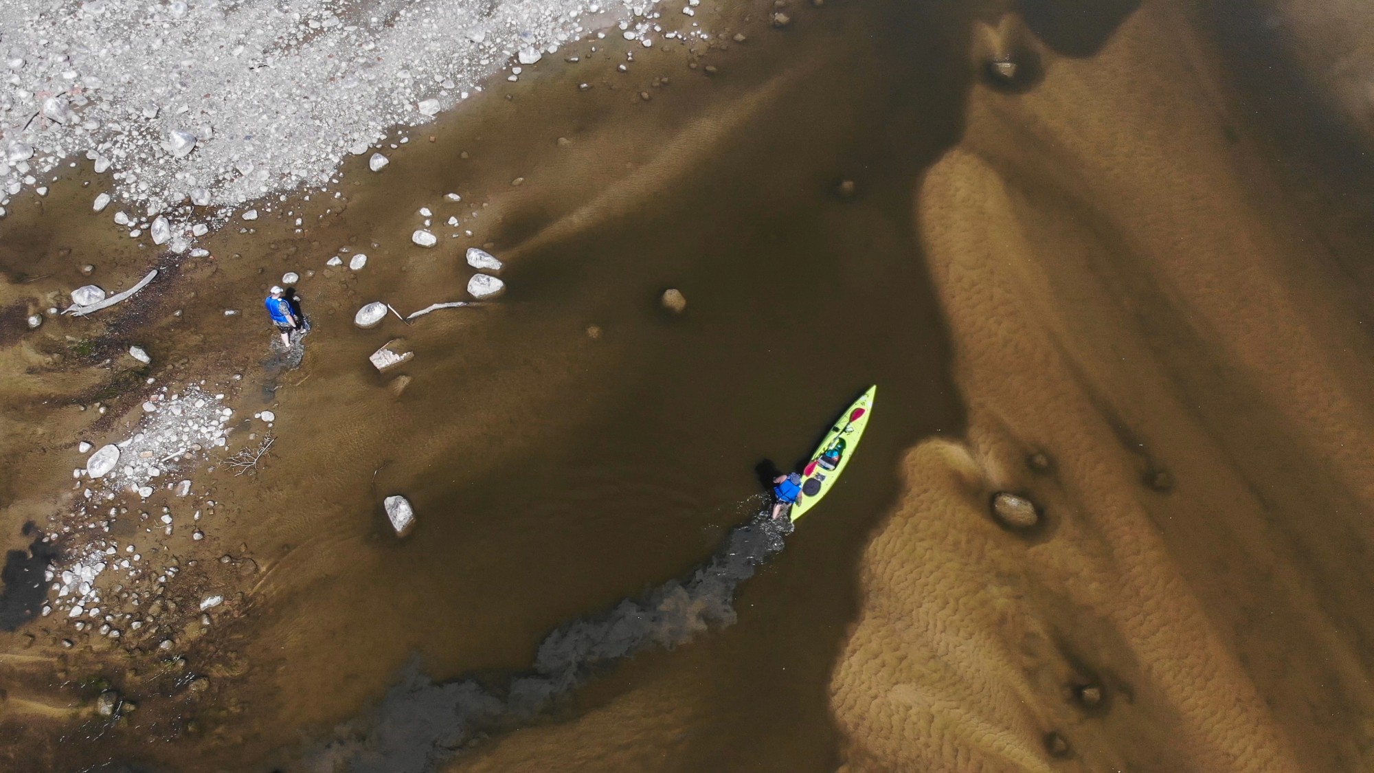 Wysychająca Wisła z lotu ptaka - zdjęcie 8