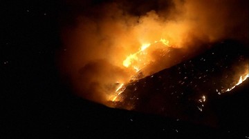 Pożary w Kalifornii. Walka o uratowanie domów w Sun Valley