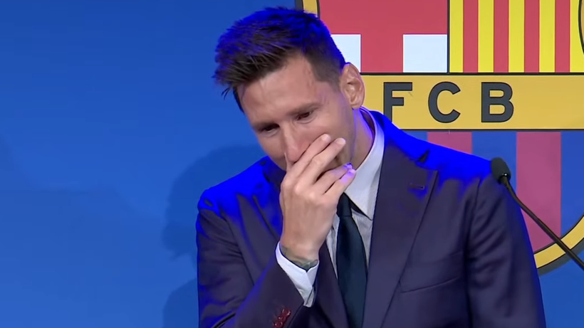 Łzy Lionela Messiego! Argentyńczyk pożegnał się z Barceloną (WIDEO)