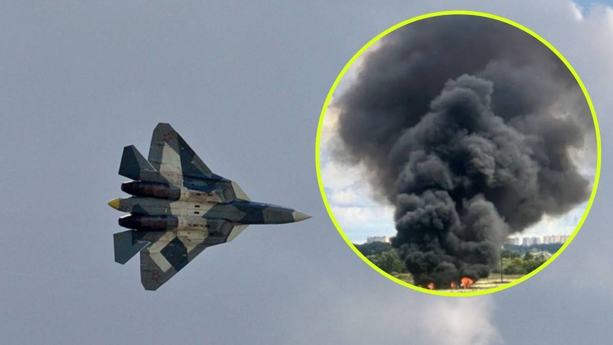 Myśliwiec Su-57 rozbił się pod Moskwą. Kreml potwierdził doniesienia