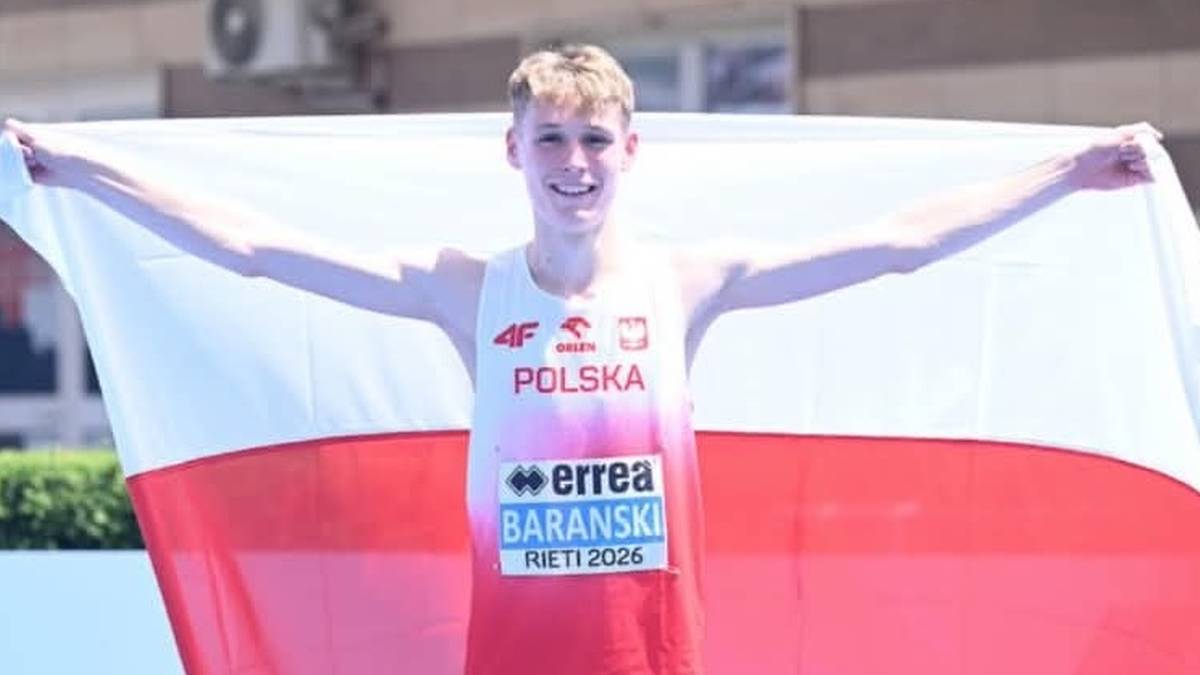 Dawid Barański zdobył medal ME U18 w skoku wzwyż dla Polski