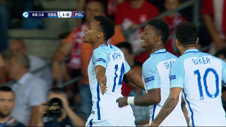 Euro U-21: Książkowa kontra Anglików i gol Murphy’ego (WIDEO)