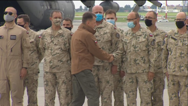 Szef MON podziękował żołnierzom za misję w Afganistanie. "Profesjonalizm najwyższej próby"