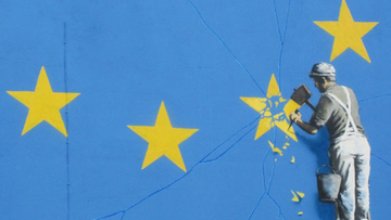 Nowy mural Banksy’ego. Nawiązuje do Brexitu