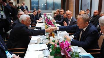Spotkanie koalicji chętnych. Na miejscu premier Donald Tusk
