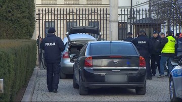 Areszt dla 36-latka, który próbował wjechać na teren Pałacu Prezydenckiego