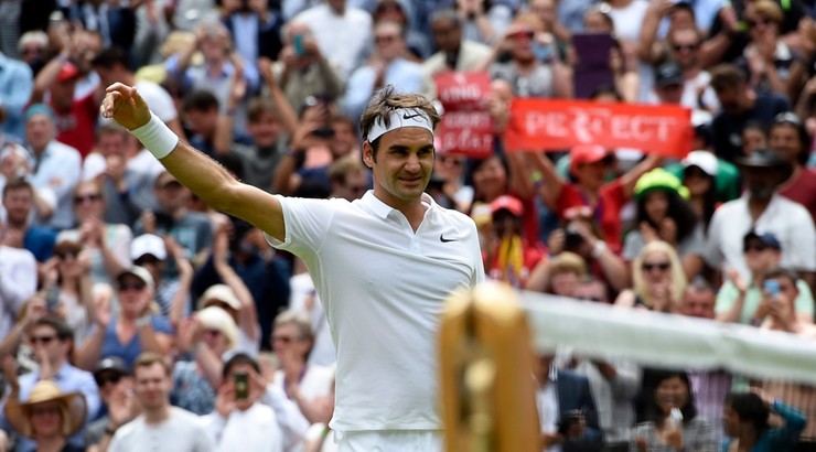 Wimbledon: Federer bez problemów awansował do 1/4 finału