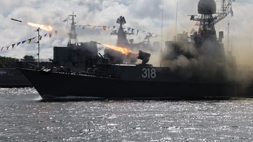 Kilkadziesiąt rosyjskich okrętów wojennych wypłynęło na Bałtyk 