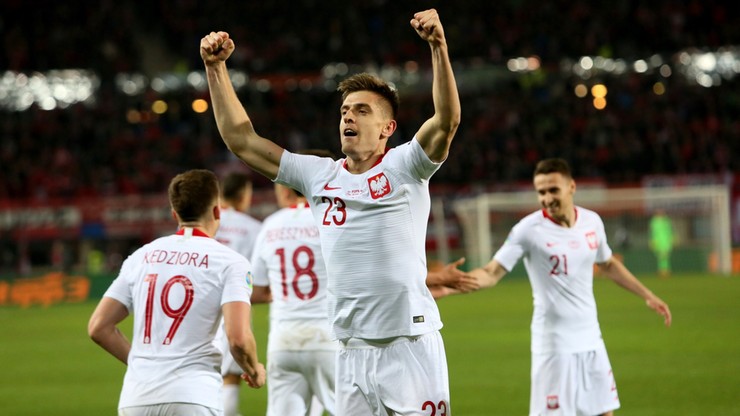 Eliminacje Euro 2020: Polska pokonała Austrię. Gol Krzysztofa Piątka