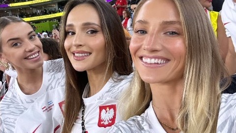 Tak partnerki polskich piłkarzy kibicowały w meczu z Francją (ZDJĘCIA)