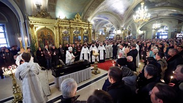 Pogrzeb dyrektora słynnego chóru Aleksandrowa. Zginął w Tu-154