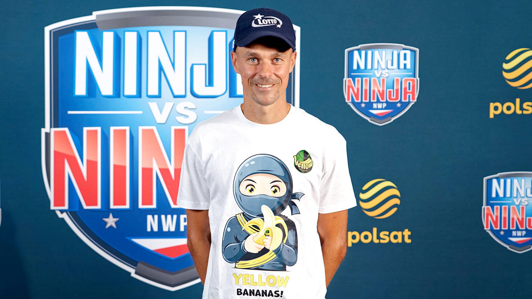 Pofrunął! Piotr Żyła na torze programu „Ninja vs Ninja”